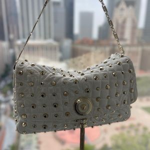 Versace Studded Shoulder Bag